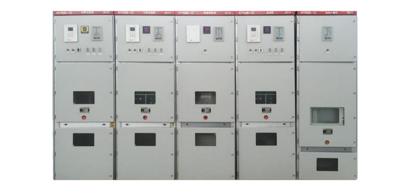 High Voltage Switchgear Cabinet Bank