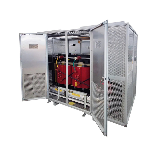 SCB10 2500 KVA 10 / 0.4 Kv 3 Phase High Voltage Cast Resin Dry Type Power Transformer